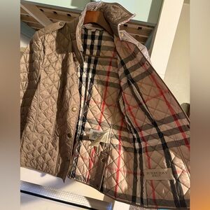 Women’s Burberry Brit quilted coat